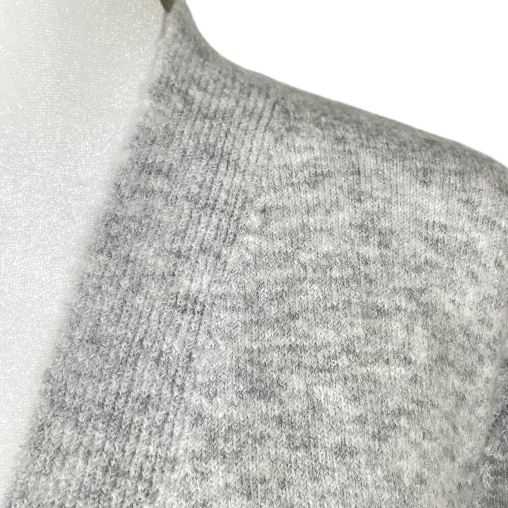 Love Ellie Cozy Gray Open-Front Longline Cardigan Women’s Small NWOT - Picture 7 of 13